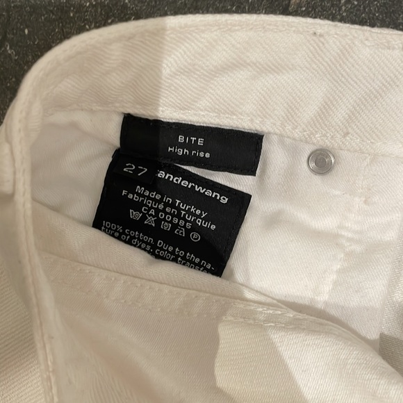 ALEXANDER WANG White denim shorts - Picture 3 of 3